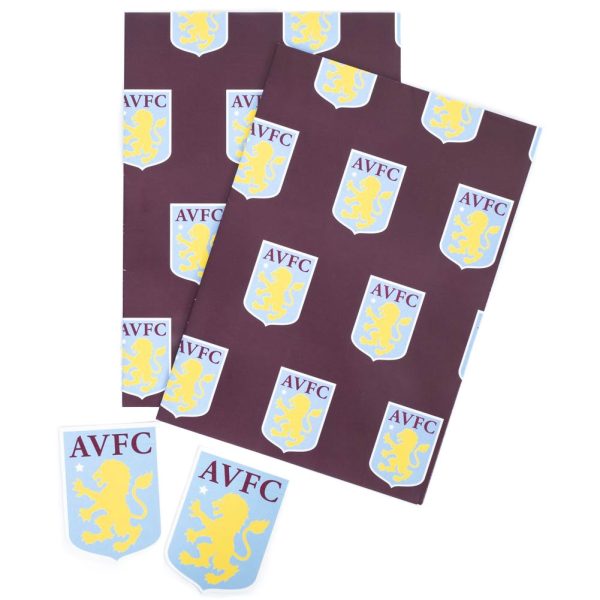 Aston Villa FC Text Gift Wrap - Image 3