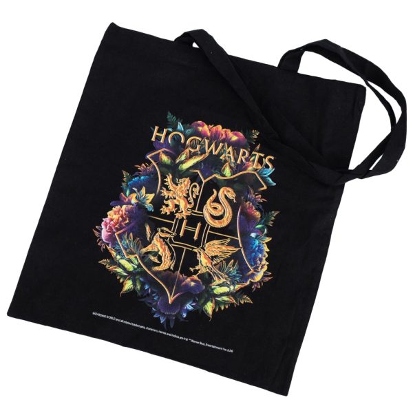 Harry Potter Hogwarts Crest Canvas Tote Bag - Image 3