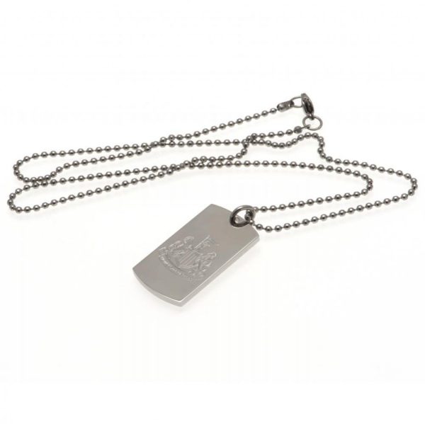 Newcastle United FC Engraved Dog Tag & Chain - Image 2