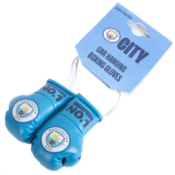 Manchester City FC Mini Boxing Gloves - Image 3