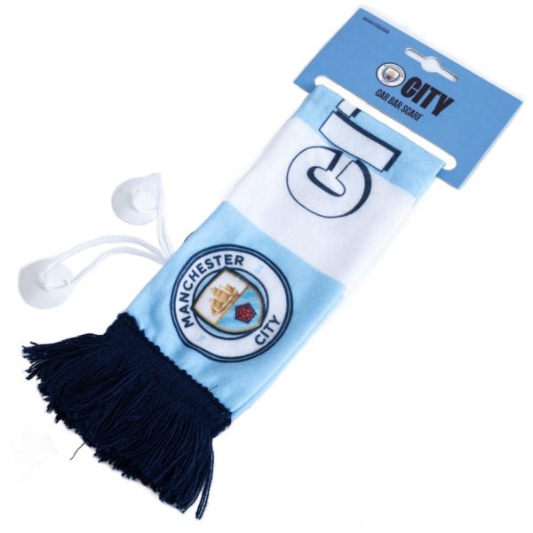 Manchester City FC Mini Car Bar Scarf - Image 3