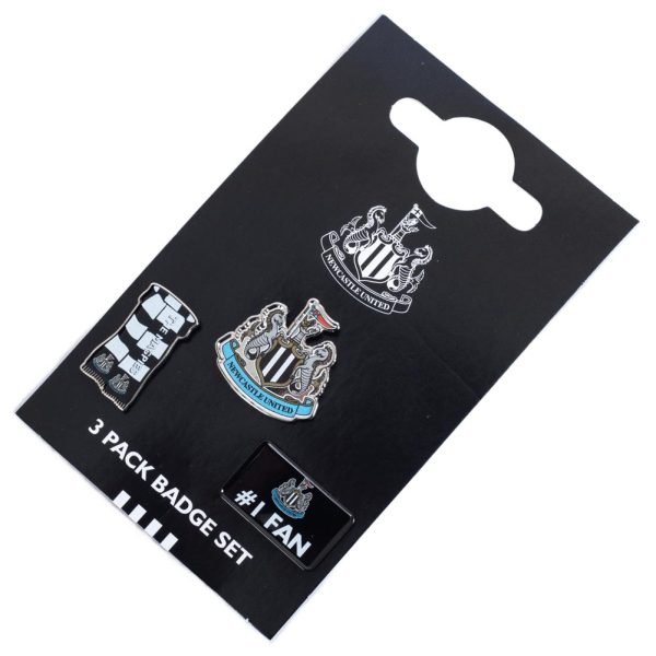 Newcastle United FC 3pc Badge Set - Image 5