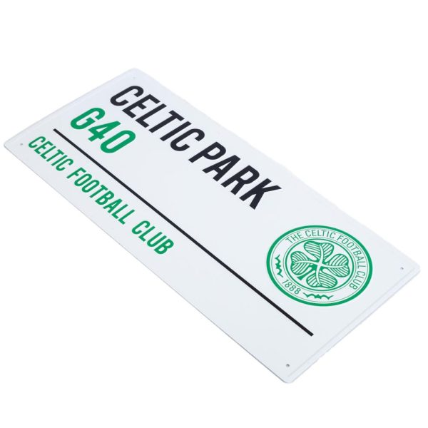Celtic FC White Street Sign - Image 2