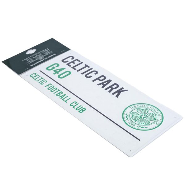 Celtic FC White Street Sign - Image 3