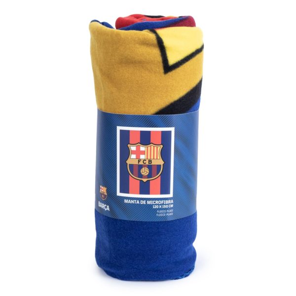 FC Barcelona Logo Fleece Blanket - Image 4