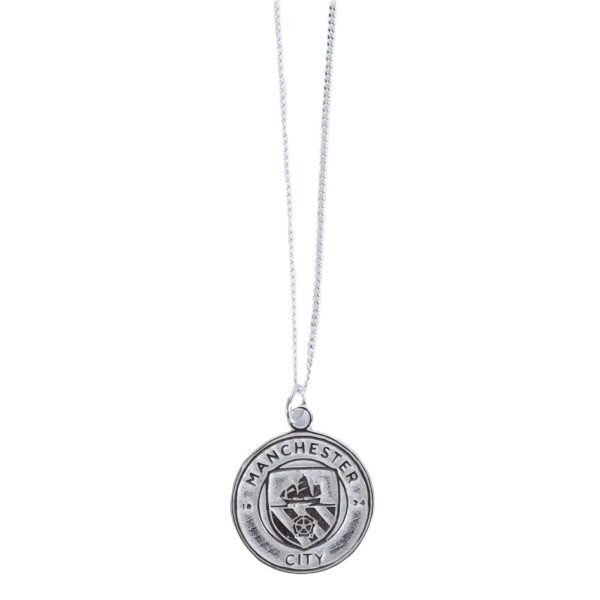 Manchester City FC Sterling Silver Pendant & Chain - Image 2