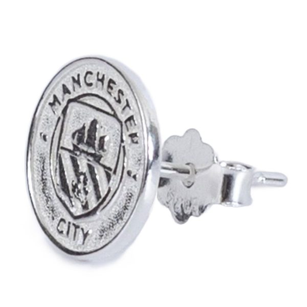 Manchester City FC Sterling Silver Stud Earring - Image 2