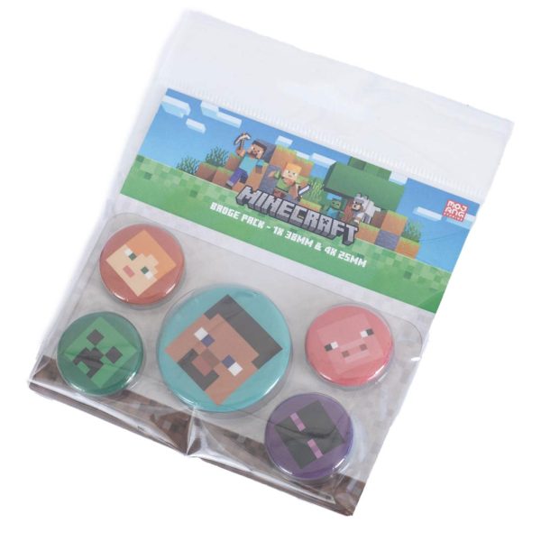 Minecraft Button Badge Set - Image 3