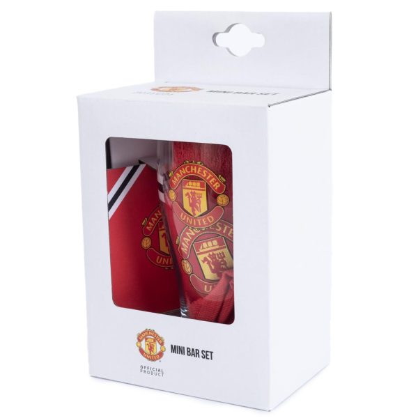 Manchester United FC Core Stripe Mini Bar Set - Image 3