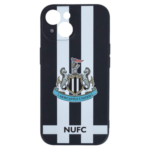 Newcastle United FC iPhone 14 Striped Silicone Case - Image 2