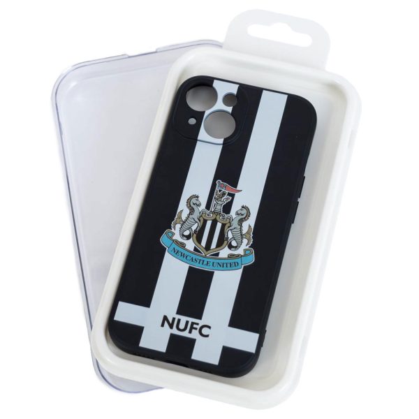 Newcastle United FC iPhone 14 Striped Silicone Case - Image 3