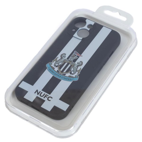 Newcastle United FC iPhone 14 Striped Silicone Case - Image 4
