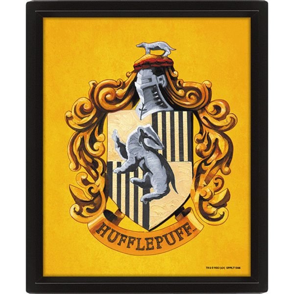 Harry Potter Hufflepuff Framed 3D Picture - Image 2