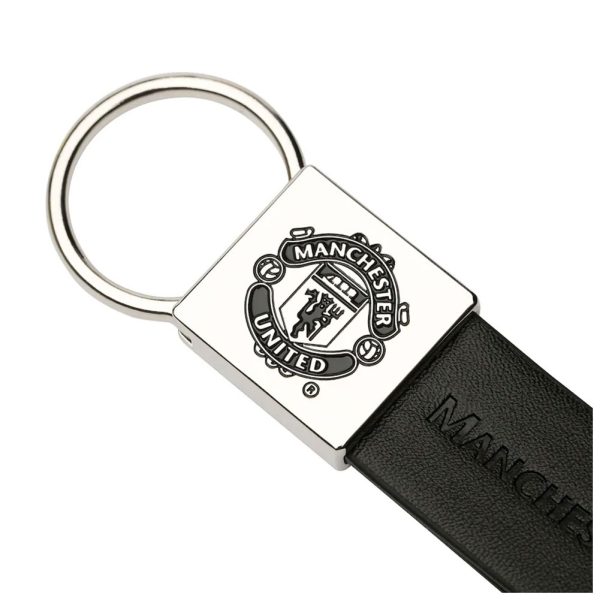 Manchester United FC Faux Leather Key Fob - Image 2
