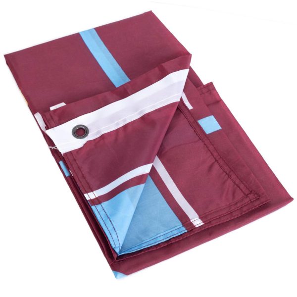 West Ham United FC Crest Stripe Flag - Image 2