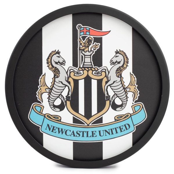 Newcastle United FC Metal LED Logo Sign - Image 2