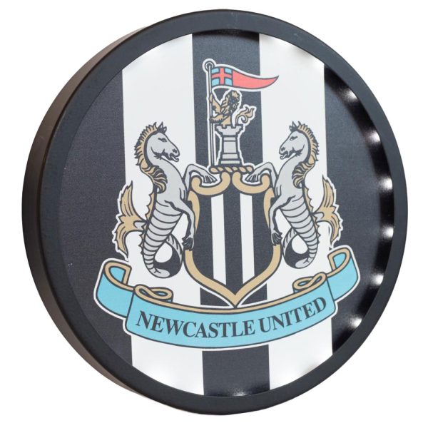 Newcastle United FC Metal LED Logo Sign - Image 3