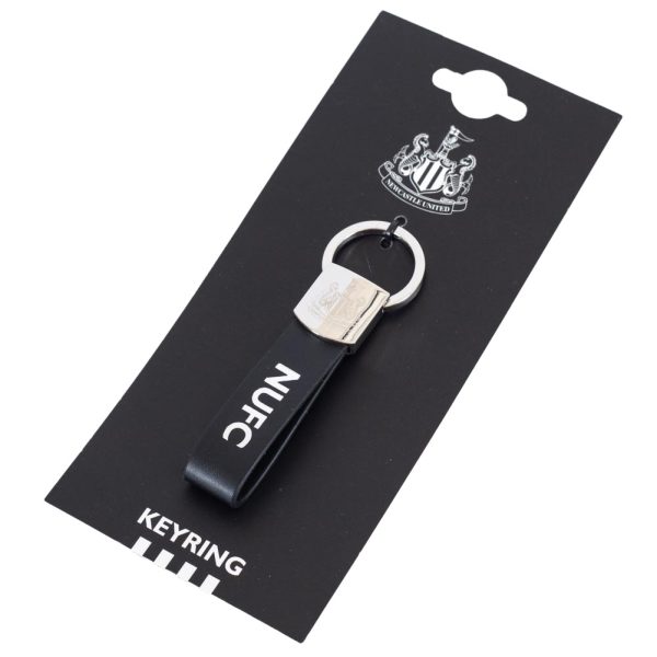 Newcastle United FC Leather Strap Keyring - Image 3