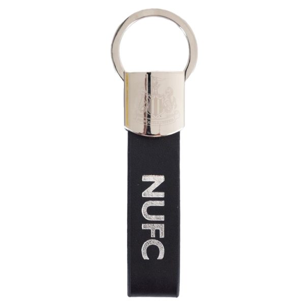 Newcastle United FC Leather Strap Keyring - Image 2