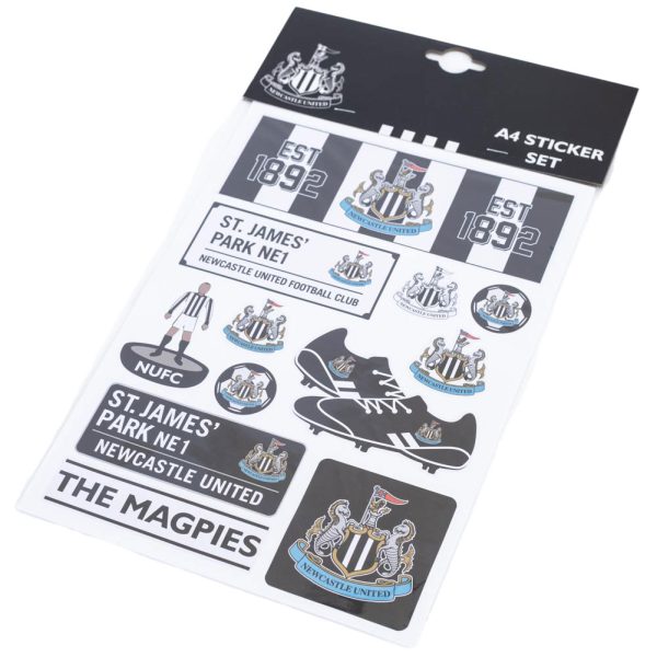 Newcastle United FC A4 Sticker Set - Image 3