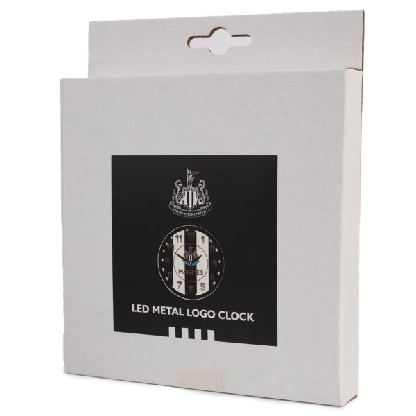 Newcastle United FC LED Stripe Wall Clock - Image 4