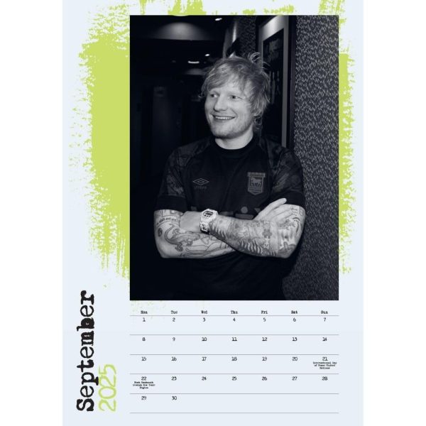 Ed Sheeran A3 Calendar 2025 - Image 3