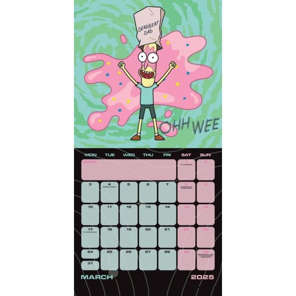 Rick And Morty Square Calendar 2025 - Image 2