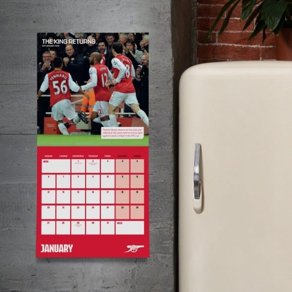 Arsenal FC Legends Square Calendar 2025 - Image 6