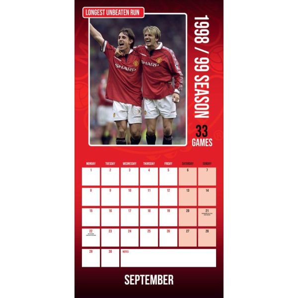 Manchester United FC Legends Square Calendar 2025 - Image 3