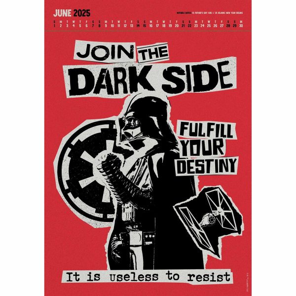 Star Wars Dark Side Deluxe Calendar 2025 - Image 2