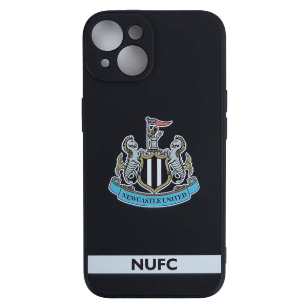 Newcastle United FC iPhone 15 Crest Silicone Case - Image 2