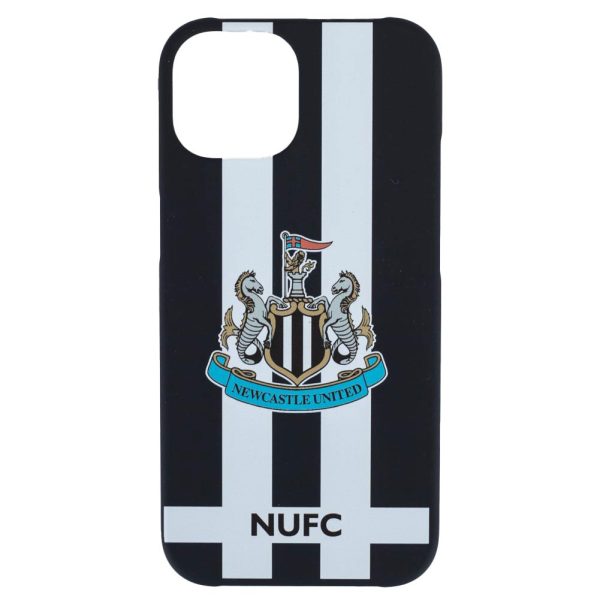 Newcastle United FC iPhone 15 Striped Hard Case - Image 2