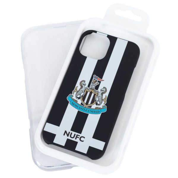 Newcastle United FC iPhone 15 Striped Hard Case - Image 3