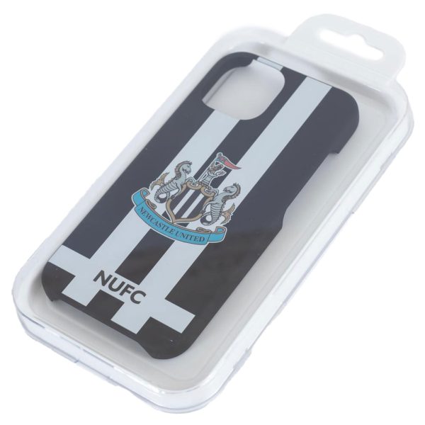 Newcastle United FC iPhone 15 Striped Hard Case - Image 4
