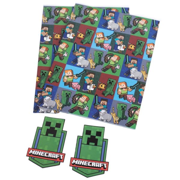 Minecraft Characters Gift Wrap - Image 3