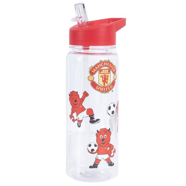 Manchester United FC Kids Mascot Drinks Bottle - Image 3