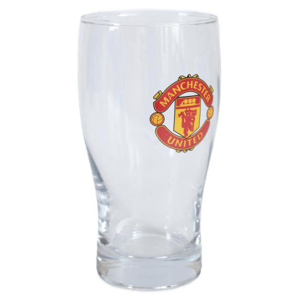 Manchester United FC Tulip Pint Glass - Image 2