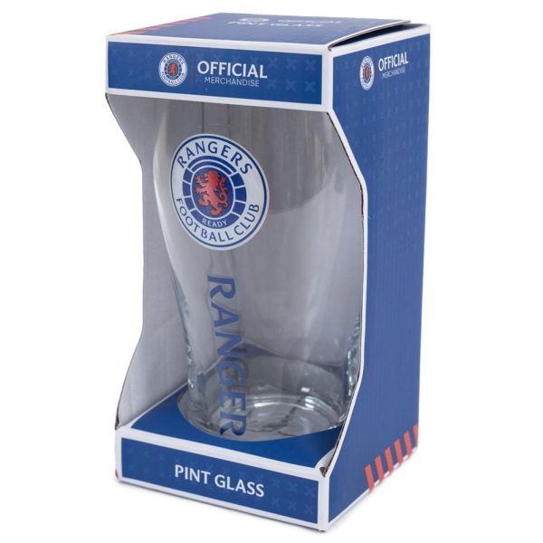Rangers FC Tulip Pint Glass - Image 3