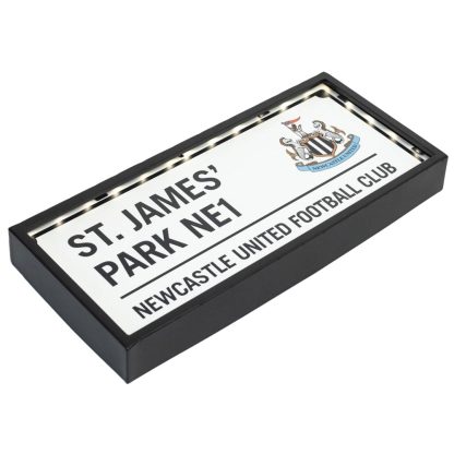 Newcastle United FC Metal LED Street Sign - Image 3