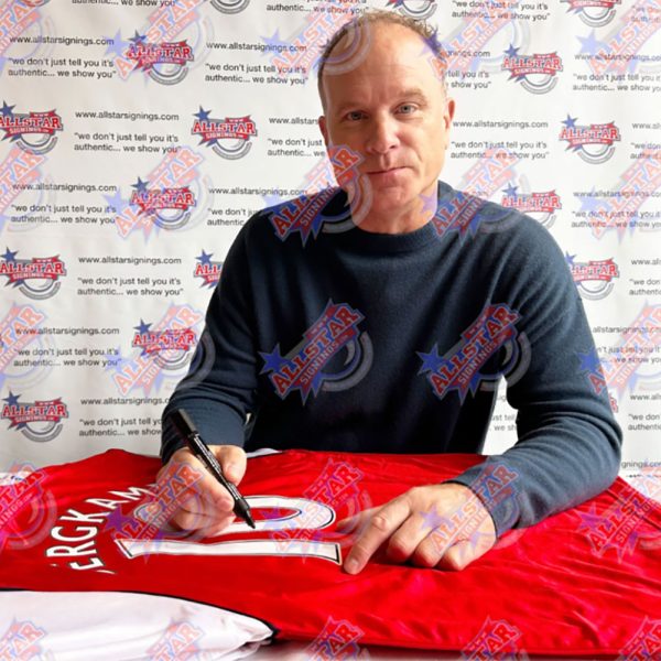 Arsenal FC Bergkamp Signed Shirt - Image 2