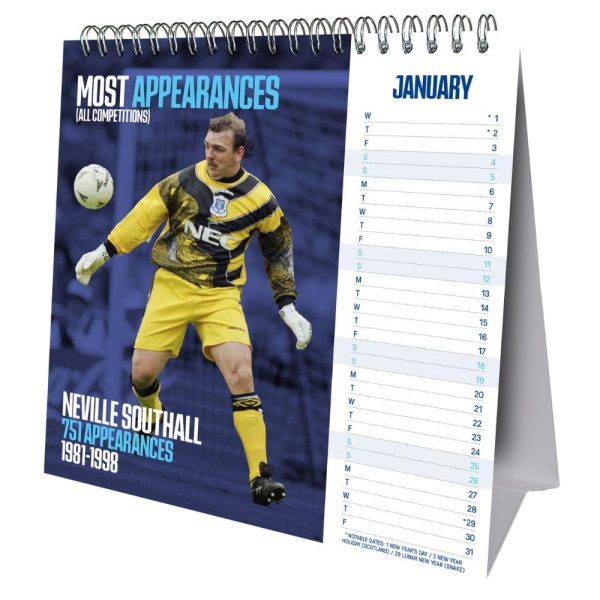 Everton FC Desktop Calendar 2025 - Image 2