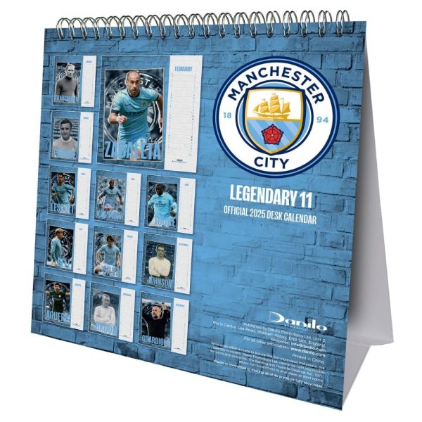 Manchester City FC Desktop Calendar 2025 - Image 3