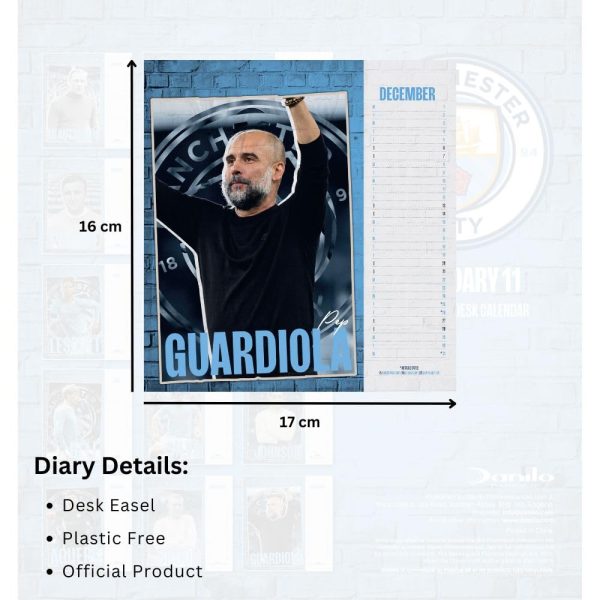 Manchester City FC Desktop Calendar 2025 - Image 4