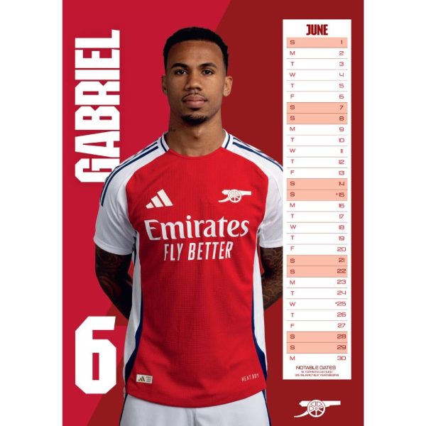 Arsenal FC A3 Calendar 2025 - Image 2