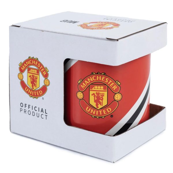 Manchester United FC Core Stripe Mug - Image 4