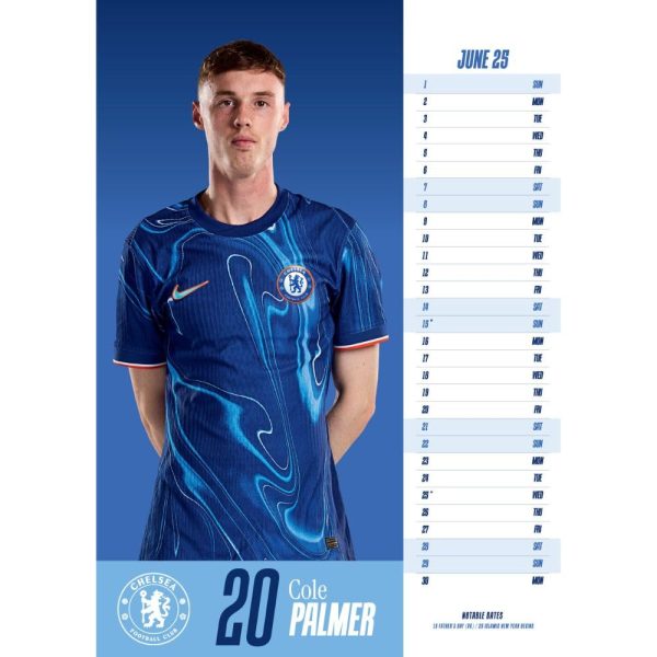 Chelsea FC A3 Calendar 2025 - Image 3