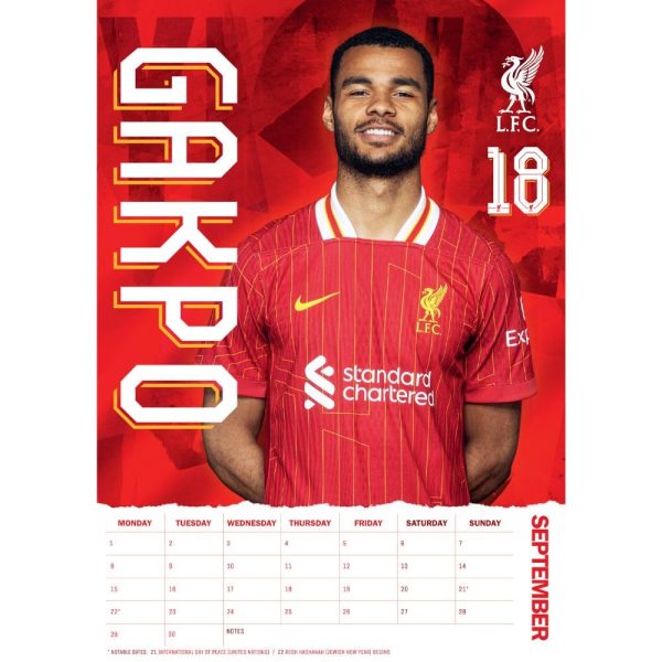 Liverpool FC A3 Calendar 2025 - Image 3