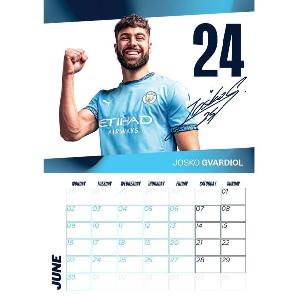 Manchester City FC A3 Calendar 2025 - Image 2