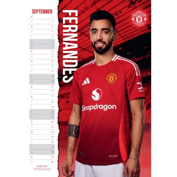 Manchester United FC A3 Calendar 2025 - Image 3