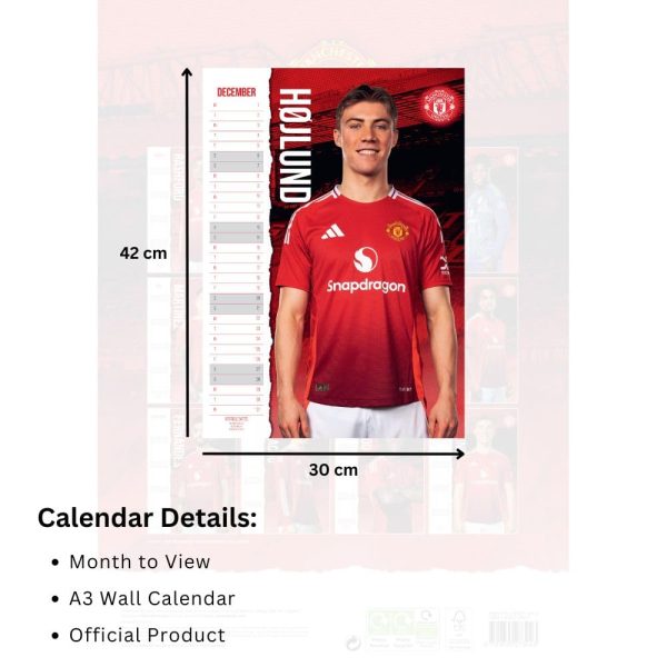 Manchester United FC A3 Calendar 2025 - Image 5